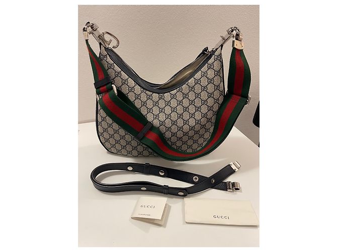 Borsa Gucci beige in pelle - vista 13