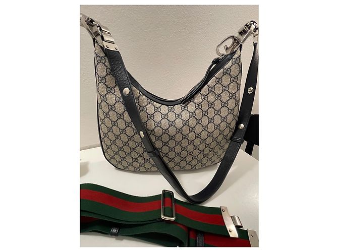 Borsa Gucci beige in pelle - vista 16