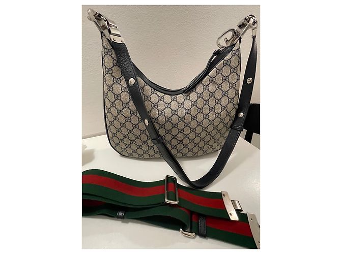 Borsa Gucci beige in pelle - vista 17