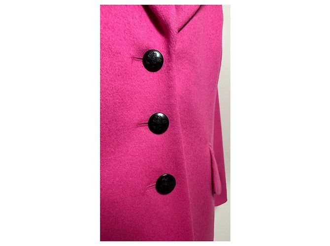 Blazer Escada Rosa de Lana Conejo y Angora - vista 3
