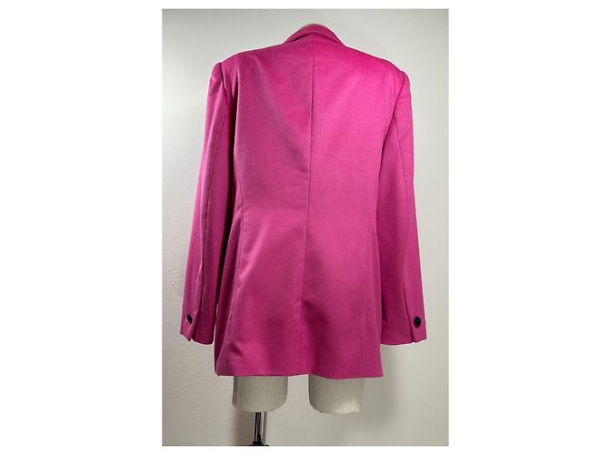Blazer Escada Rosa de Lana Conejo y Angora - vista 4