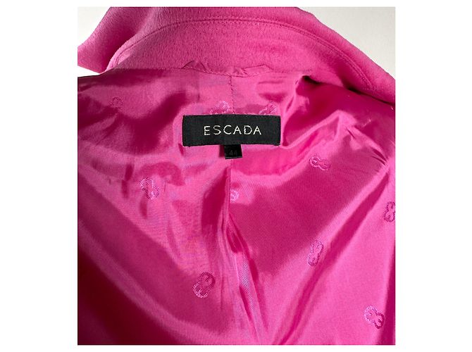Blazer Escada Rosa de Lana Conejo y Angora - vista 5
