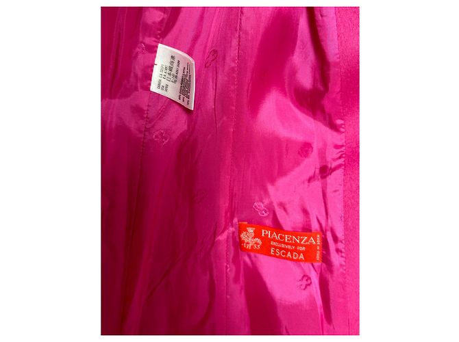 Blazer Escada Rosa de Lana Conejo y Angora - vista 6