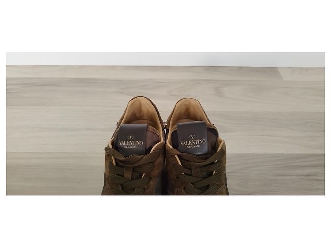Sneakers Valentino Garavani Camo Rockstud Verdi Verde - vista 4