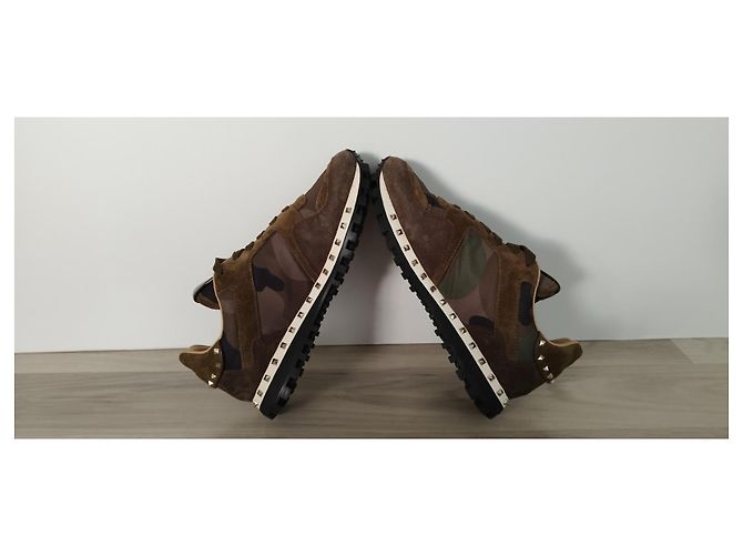 Sneakers Valentino Garavani Camo Rockstud Verdi Verde - vista 6