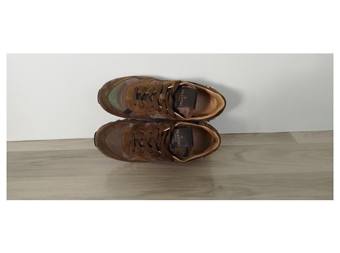 Sneakers Valentino Garavani Camo Rockstud Verdi Verde - vista 7
