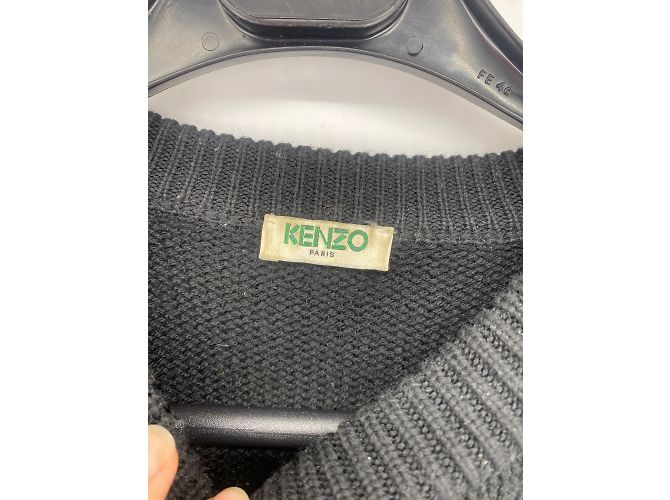 Kenzo Strickwaren & Sweatshirts T.International M Wolle Schwarz - Ansicht 4