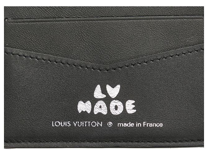 Louis Vuitton Black Nigo Monogram Denim Slender Wallet Schwarz - Ansicht 6