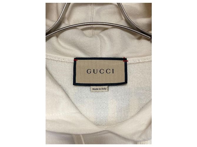 ***GUCCI Kapuzenpullover mit College-Print Beige - Ansicht 3
