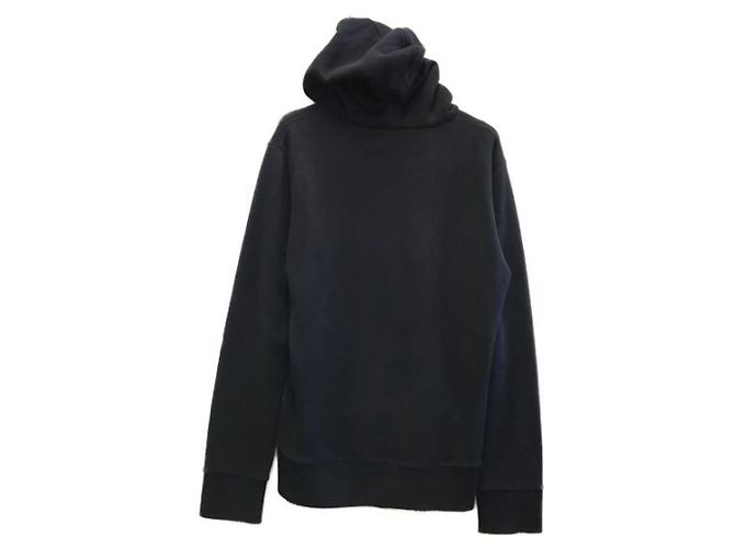 ***GUCCI  Vintage processed old logo print sweatshirt hoodie Black - view 2