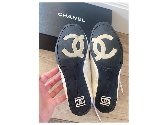 Cambon Chanel CC Golf-Sneaker Weiß - Ansicht 7
