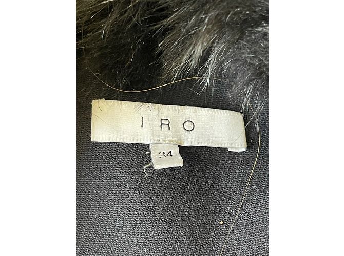 Abrigos IRO T.Internacional XS Algodón Negro - vista 4