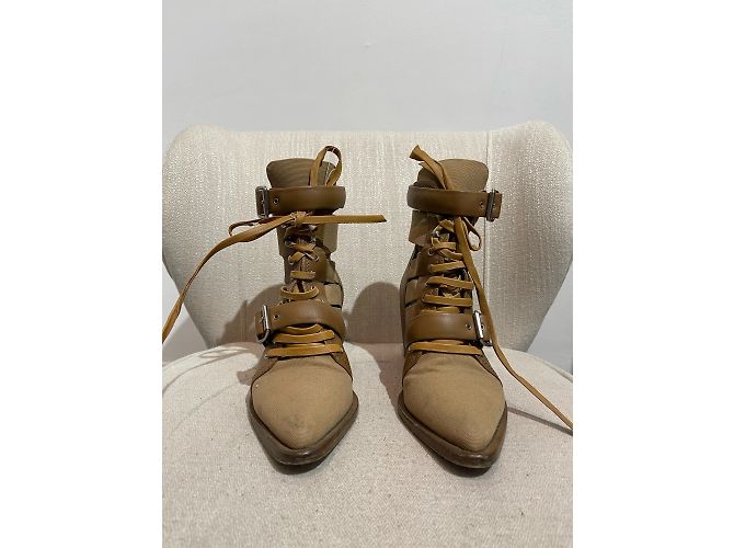 Chloé Botines CHLOE T.EU 41 Cuero Camello - vista 3