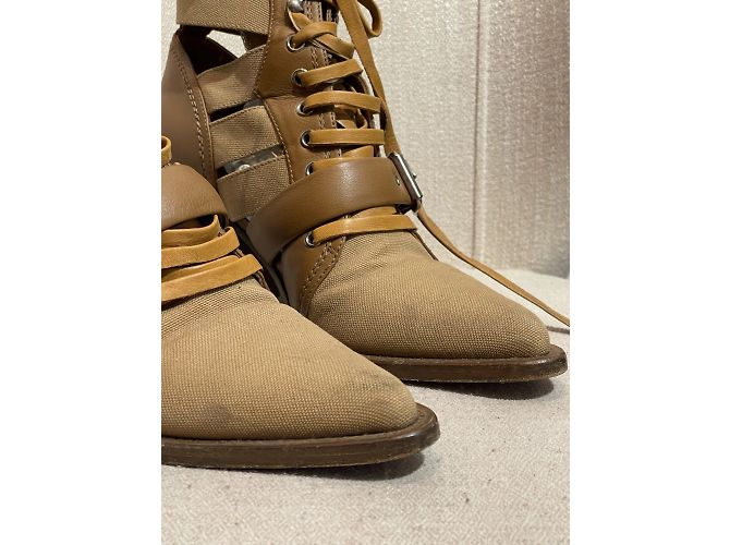 Chloé Botines CHLOE T.EU 41 Cuero Camello - vista 4