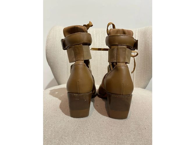 Chloé Botines CHLOE T.EU 41 Cuero Camello - vista 5