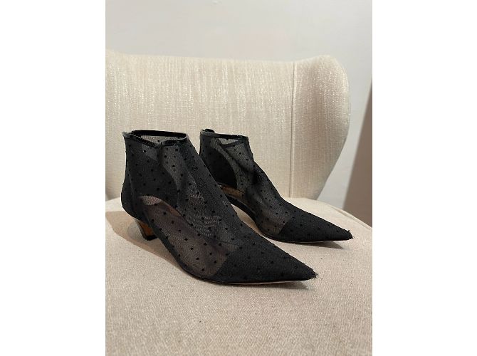 Stivaletti DIOR T.EU 37 Tessuto Nero - vista 3