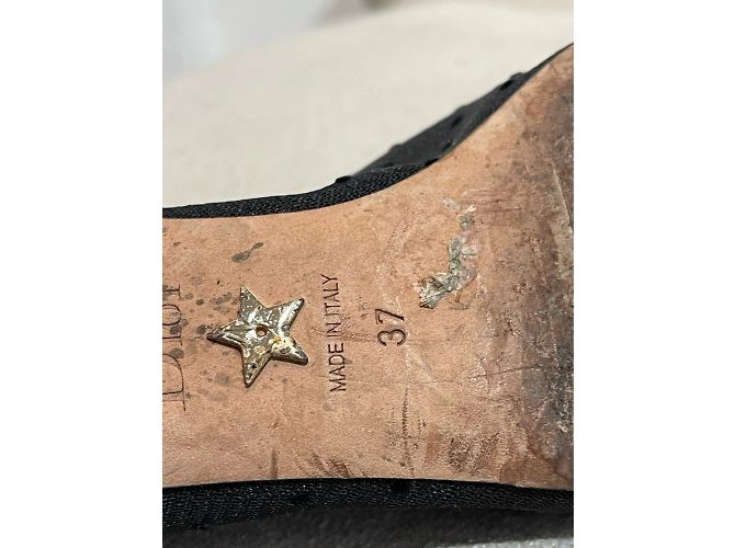 Stivaletti DIOR T.EU 37 Tessuto Nero - vista 7