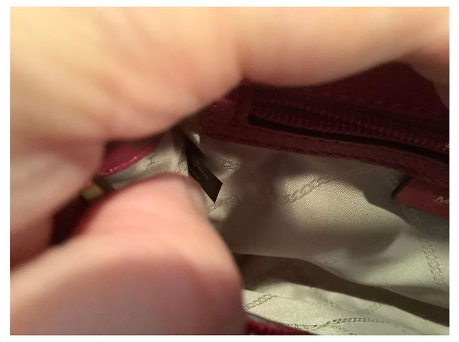 Borsa Michael Kors Whitney in pelle rosa - vista 9
