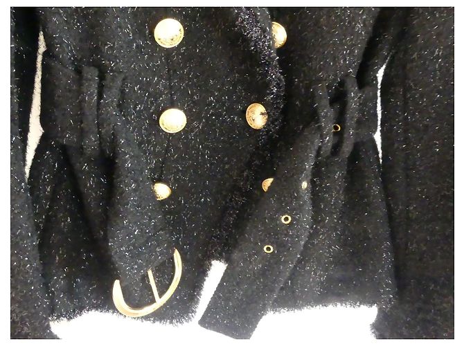Balmain Wool Blazer Black with Gold Buttons - view 7