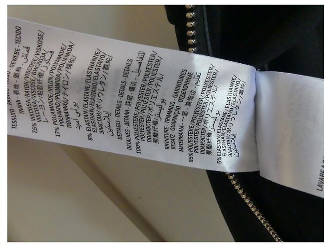 Gucci Kleid Schwarz Viscose mit Webband - Ansicht 2
