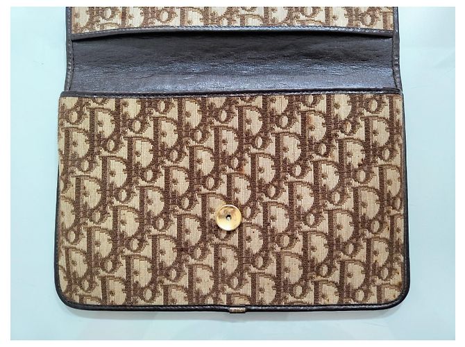 30 Montaigne Clutch Dior Montaigne Monogramma Marrone in Tela - vista 3