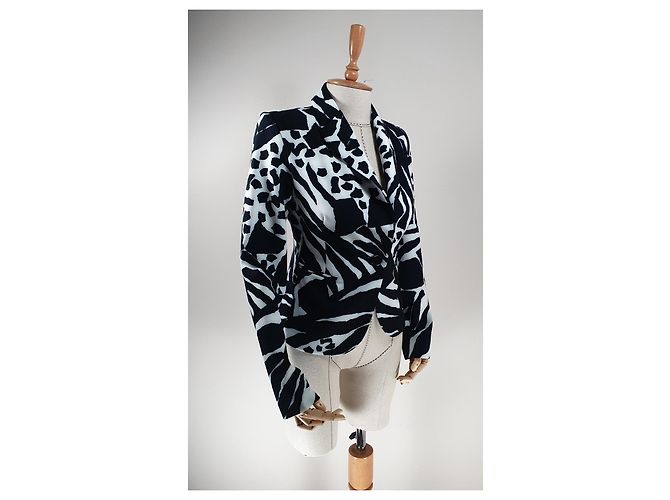Joseph Ribkoff Blazer Schwarz Weiß - Ansicht 2