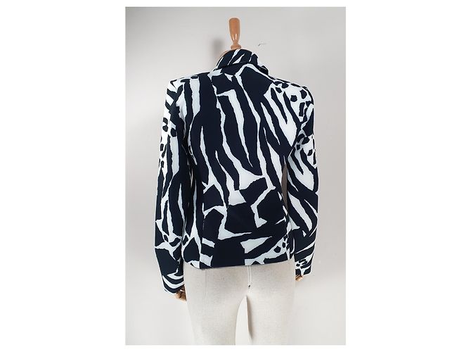 Joseph Ribkoff Blazer Schwarz Weiß - Ansicht 4