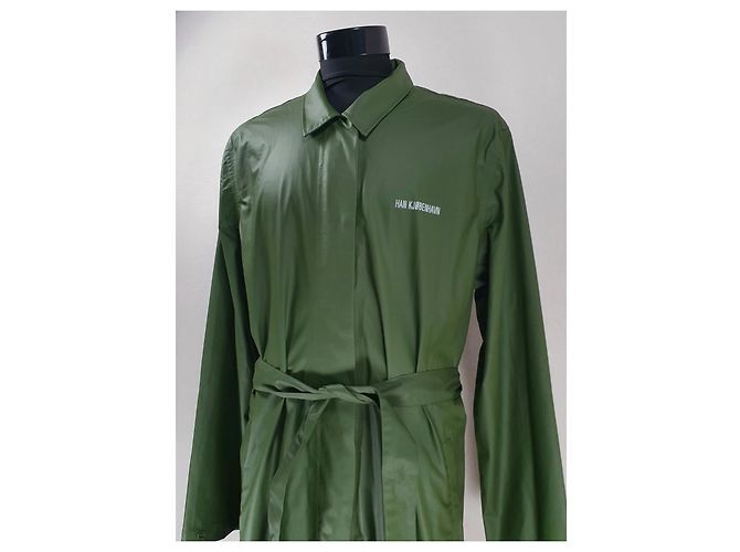 Autre Marque Han Kjobenhavn Impermeabile Verde - vista 2