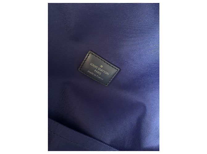 Zaino Louis Vuitton Discovery Monogramma Acquerello Blu Bianco - vista 9