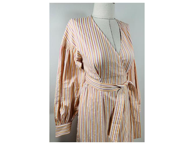 Samsoe & Samsoe Merrill Gestreiftes Baumwollkleid Mehrfarben - Ansicht 2