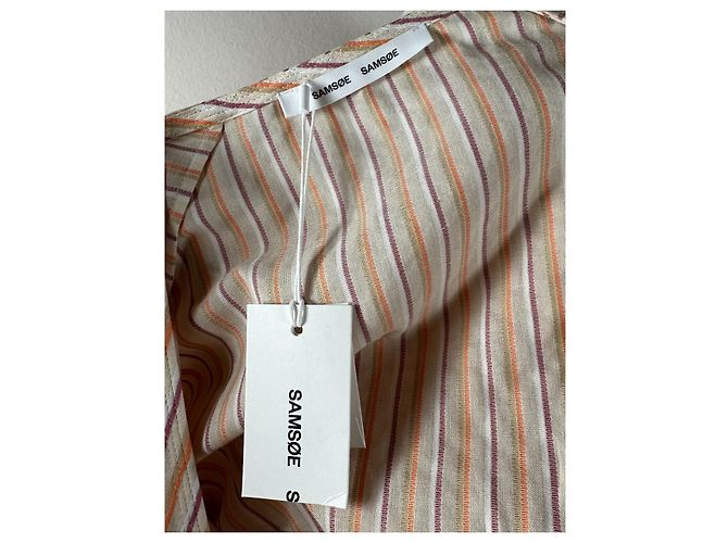 Samsoe & Samsoe Merrill Gestreiftes Baumwollkleid Mehrfarben - Ansicht 5