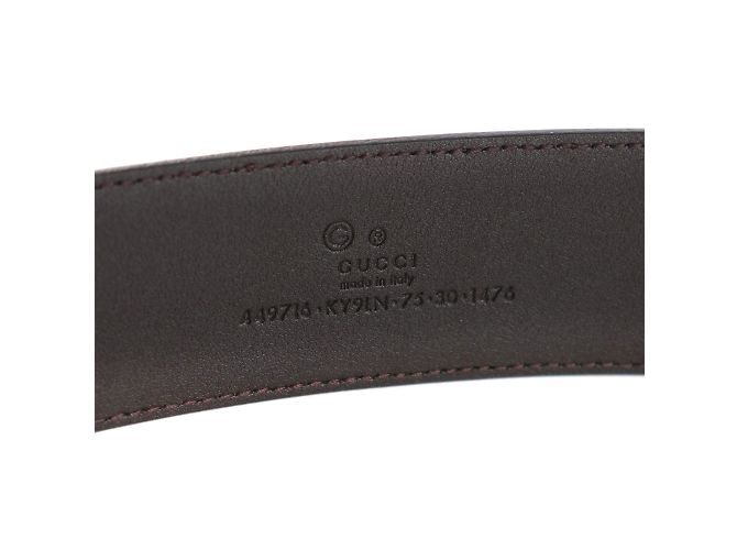 GUCCI Gürtel T.cm 75 Leder - Ansicht 5