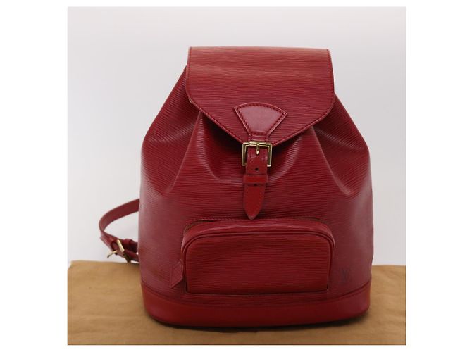 LOUIS VUITTON Epi Montsouris MM Rucksack Monaco 700th Red LV Auth 47479 Rot - Ansicht 12