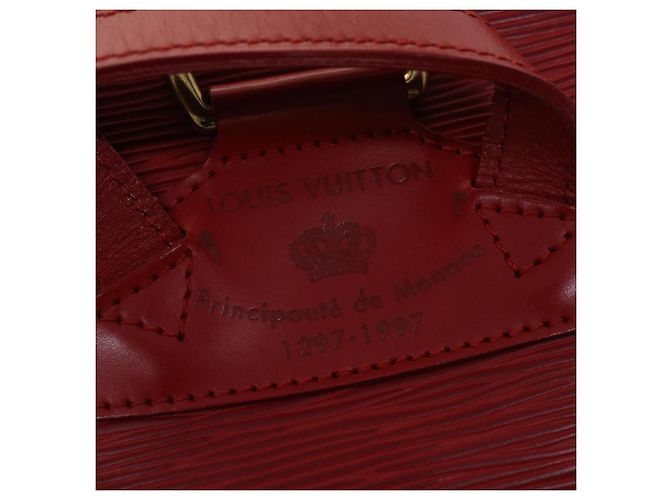 LOUIS VUITTON Epi Montsouris MM Rucksack Monaco 700th Red LV Auth 47479 Rot - Ansicht 18