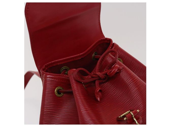 LOUIS VUITTON Epi Montsouris MM Rucksack Monaco 700th Red LV Auth 47479 Rot - Ansicht 19