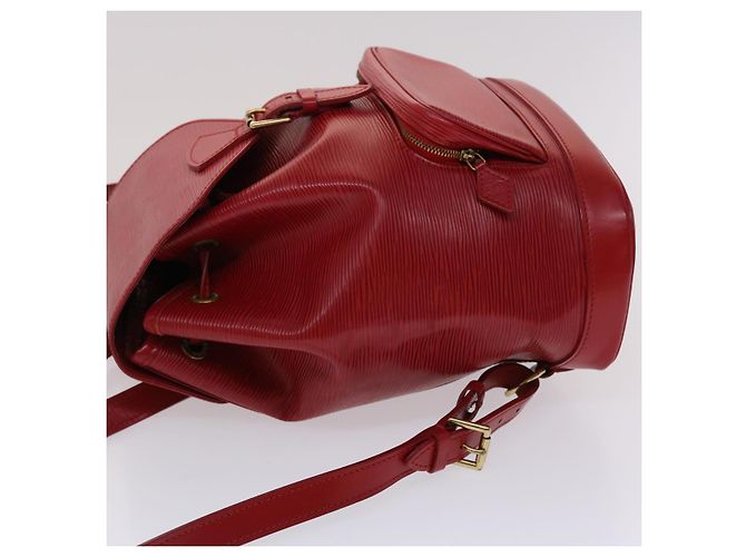 LOUIS VUITTON Epi Montsouris MM Rucksack Monaco 700th Red LV Auth 47479 Rot - Ansicht 4