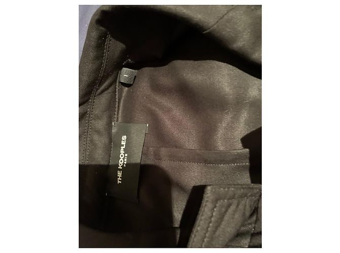 Mono negro de algodón The Kooples - vista 4