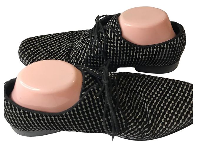Dolce & Gabbana Derby in fantasia Dolce&Gabanna Nero Bianco - vista 3