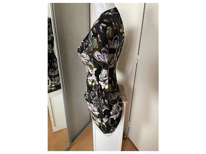 Dior Seidenkleid mehrfarbig Mehrfarben - Ansicht 5