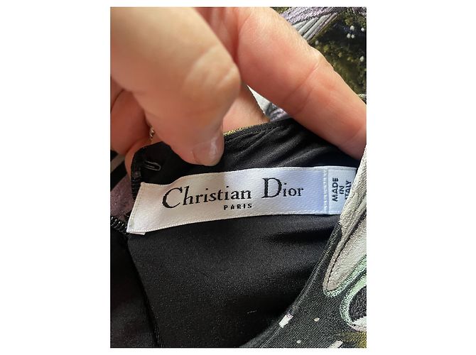 Dior Seidenkleid mehrfarbig Mehrfarben - Ansicht 7