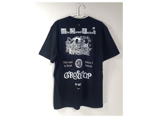 T-shirt Alexander McQueen MCQ nera in cotone M Nero - vista 2