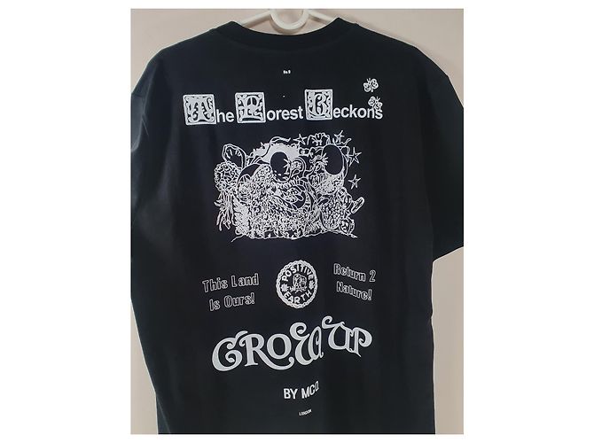 T-shirt Alexander McQueen MCQ nera in cotone M Nero - vista 5