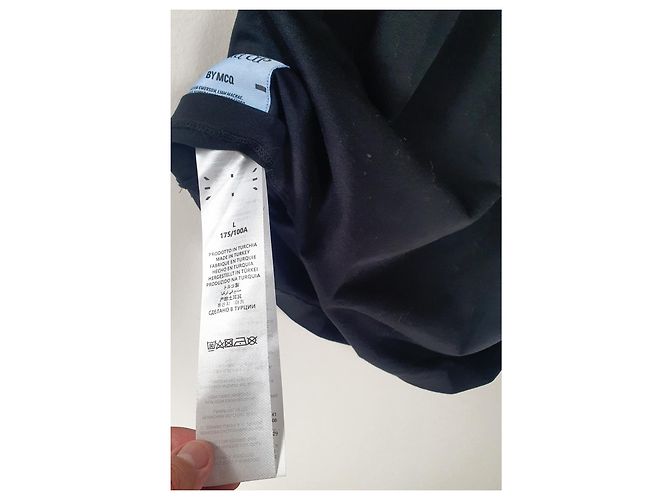 T-shirt Alexander McQueen MCQ nera in cotone M Nero - vista 7