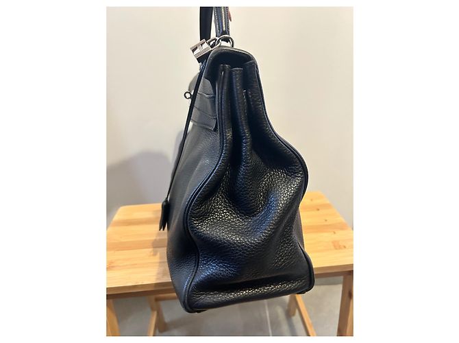 Borsa a mano Hermès Kelly 40 in pelle Togo nera Nero - vista 4