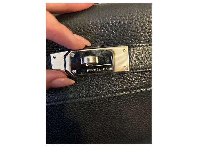 Borsa a mano Hermès Kelly 40 in pelle Togo nera Nero - vista 5
