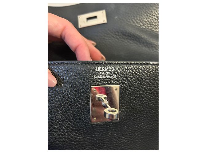 Borsa a mano Hermès Kelly 40 in pelle Togo nera Nero - vista 6