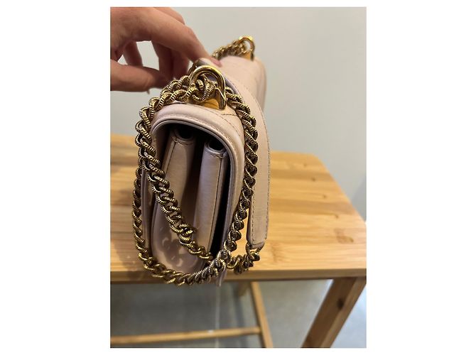 Borsa a mano Dolce & Gabbana Devotion in pelle rosa - vista 4