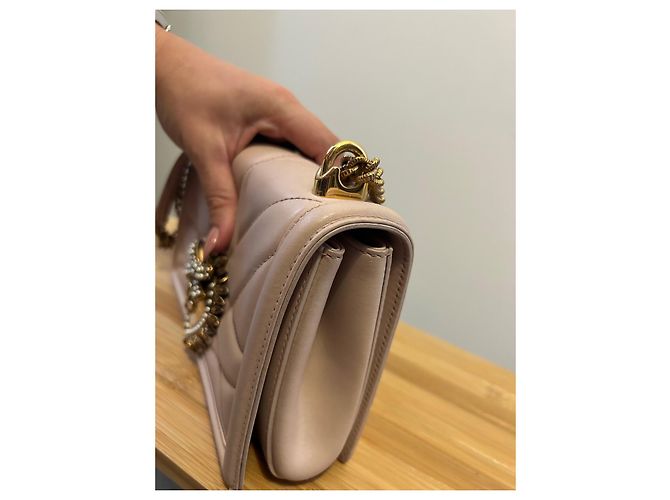 Borsa a mano Dolce & Gabbana Devotion in pelle rosa - vista 5