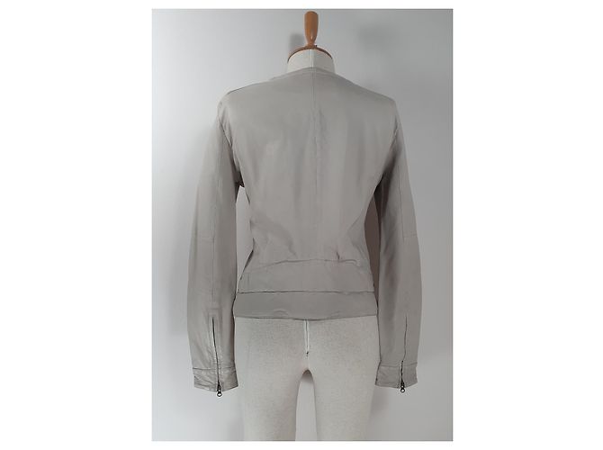 Day Birger & Mikkelsen Lederjacke Beige - Ansicht 4