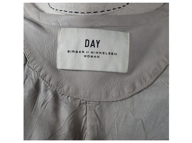 Day Birger & Mikkelsen Lederjacke Beige - Ansicht 6